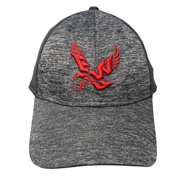 Eastern Washington Eagles Fitted Baseball Cap Gray XL Embroidered Poly New Era - Picture 1 of 10